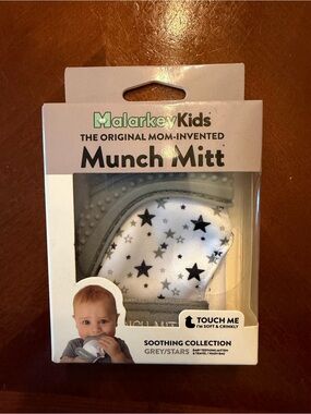 Grey Star Munch Mitt - Baby Teething Mitten